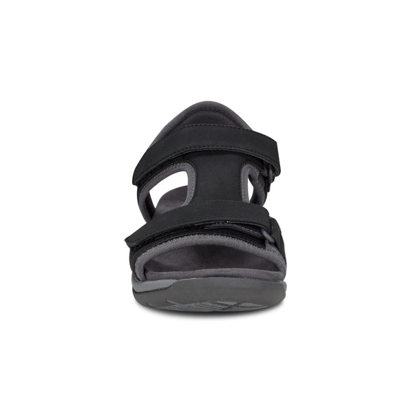 Easy Spirit Saffy Flat Sandals Black