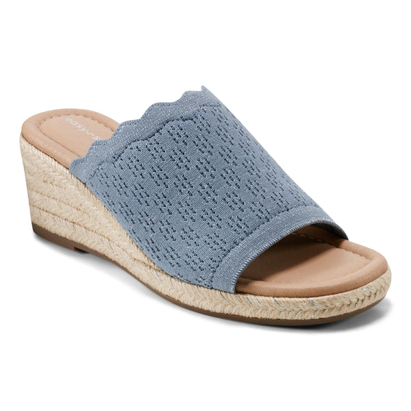 easy spirit Shanice Wedge Sandals Blue