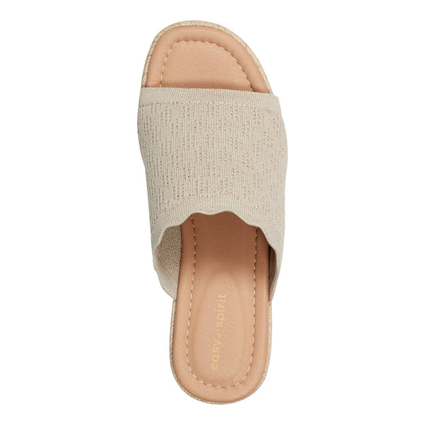 Easy Spirit Shanice Wedge Sandals Natural