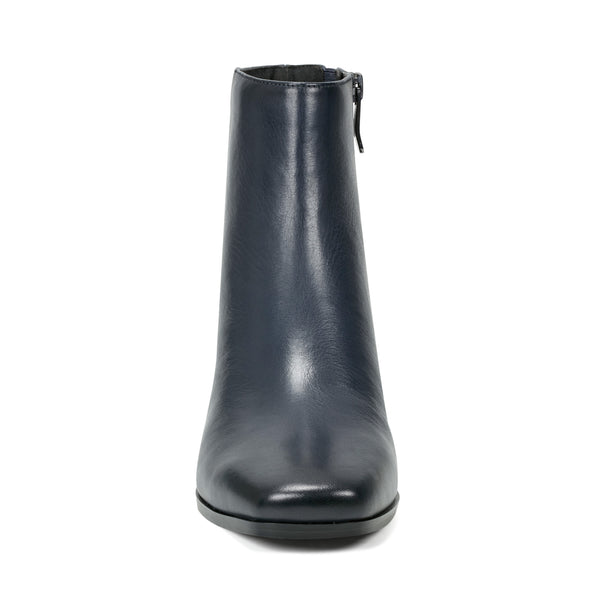 Easy Spirit Sidney Dress Booties Navy Leather