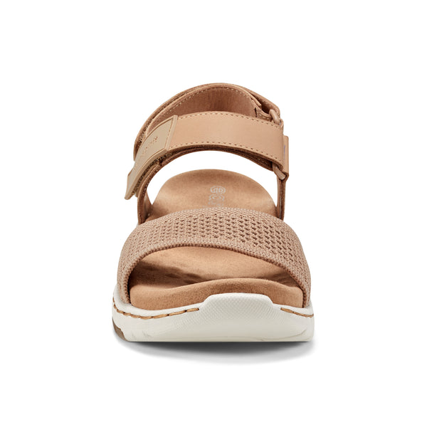 Easy Spirit Sway Casual Platform Sandals Natural