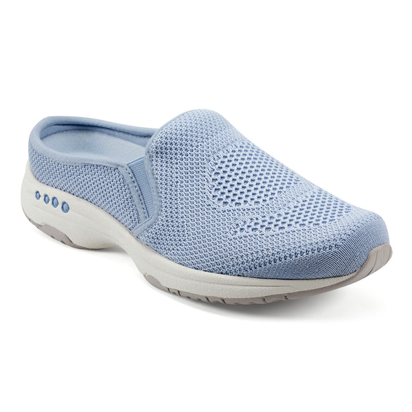 easy spirit Takeknit Eco Clogs Light Blue