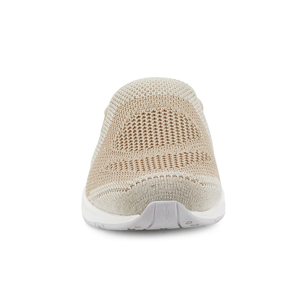 Easy Spirit Takeknit Eco Clogs Tan Recycled Knit
