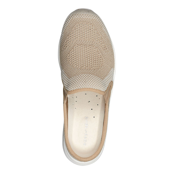 Easy Spirit Takeknit Eco Clogs Tan Recycled Knit