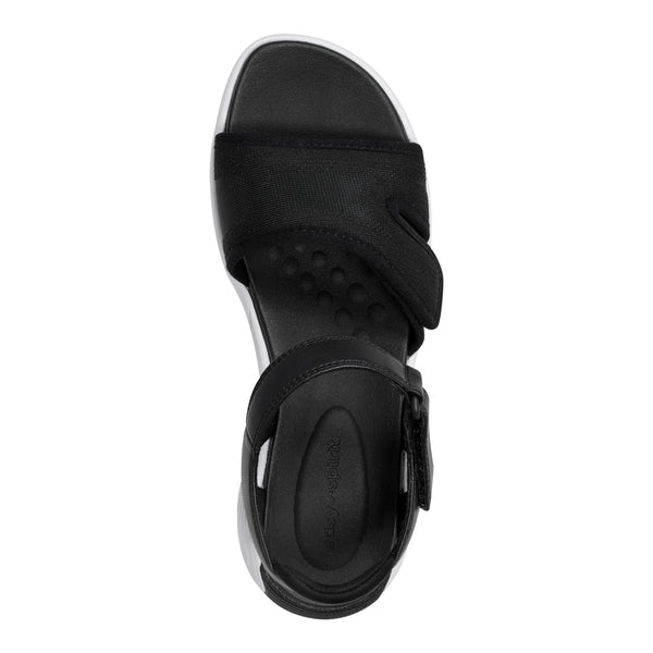 Easy Spirit Tayton Flat Sandals Black