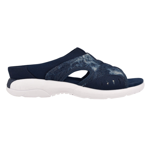 Easy Spirit Traciee Slip On Sandals Denim Tie Dye