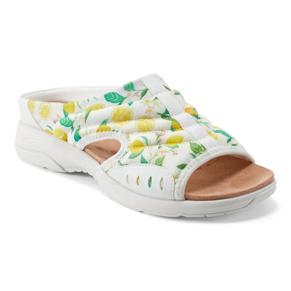 easy spirit Traciee Slip On Sandals Lemon Print