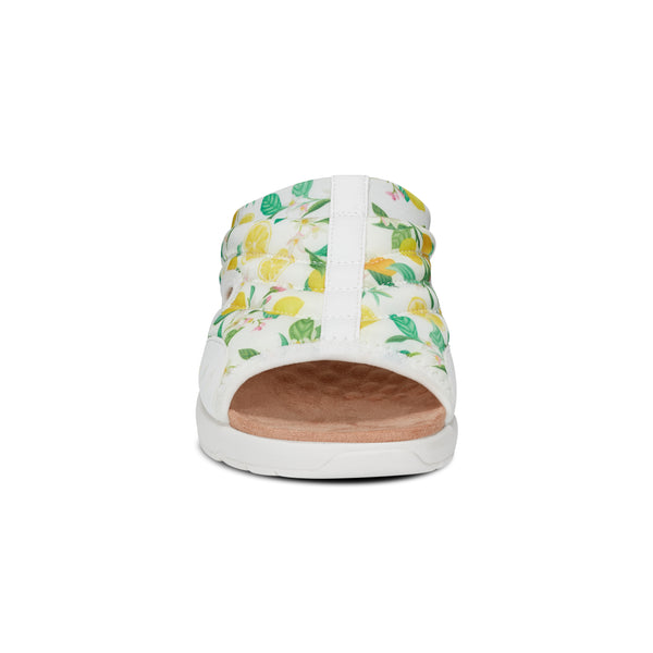Easy Spirit Traciee Slip On Sandals Lemon Print