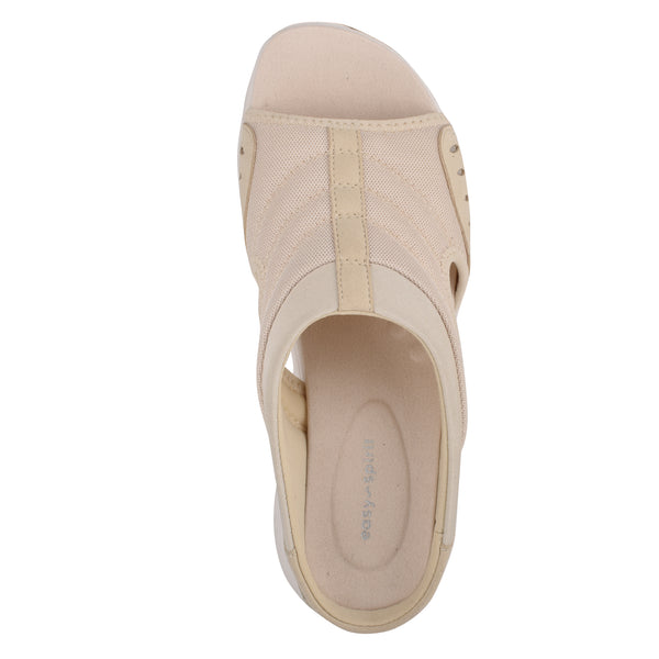 Easy Spirit Traciee Slip On Sandals Taupe Mesh