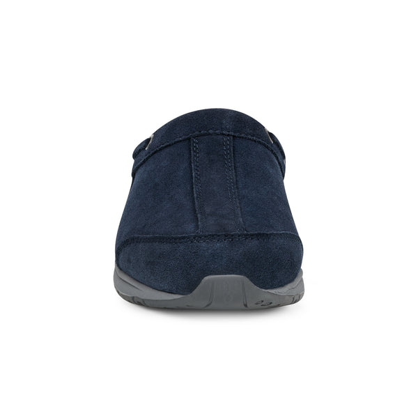 Easy Spirit Travelport Clogs Dark Blue Suede