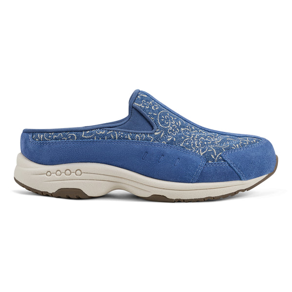 Easy Spirit Traveltime Clogs Denim/Gold