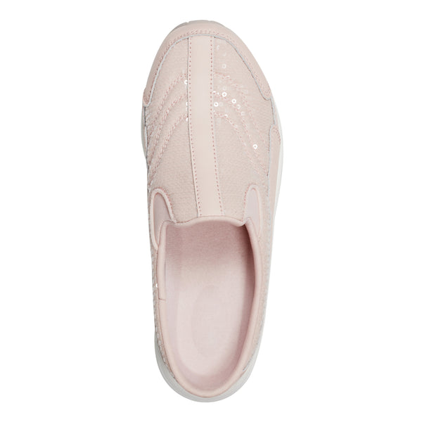 Easy Spirit Traveltime Clogs Light Pink Sequin