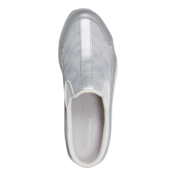 Easy Spirit Traveltime Clogs Silver