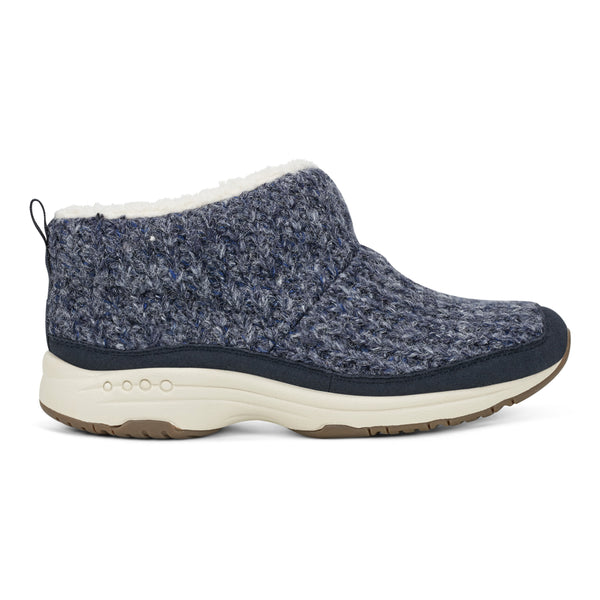 Easy Spirit Trippin Cozy Booties Navy