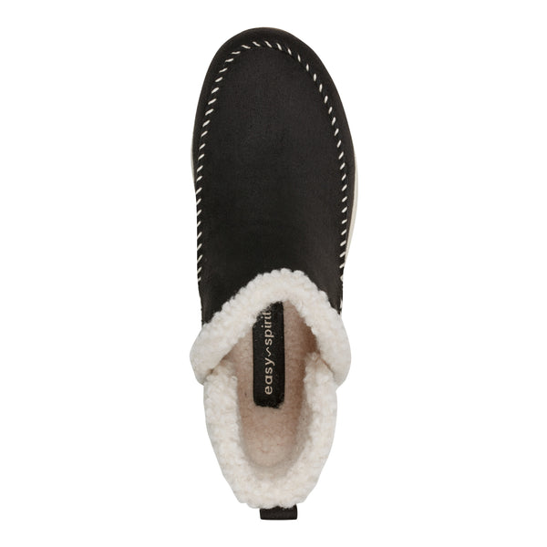 Easy Spirit Tuva Cozy Booties Black