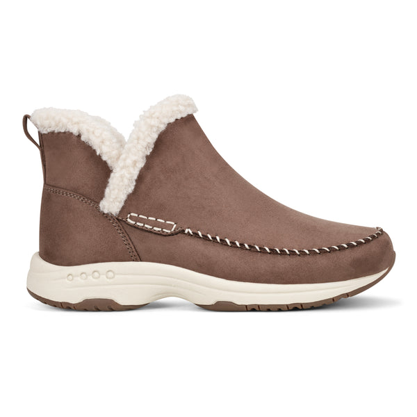 Easy Spirit Tuva Cozy Booties Taupe