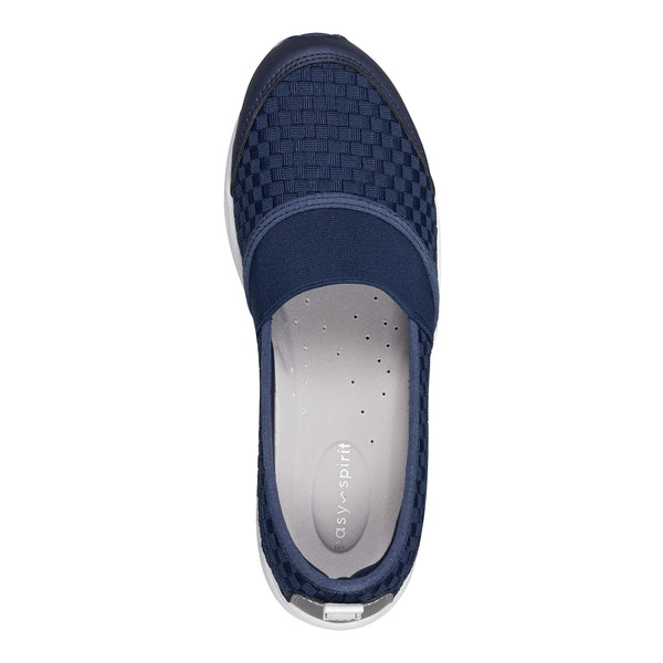 Easy Spirit Twist Slip On Sneakers Navy Woven