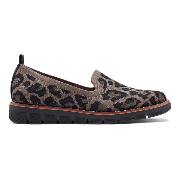 Easy Spirit Valina Casual Slip On Flats Leopard