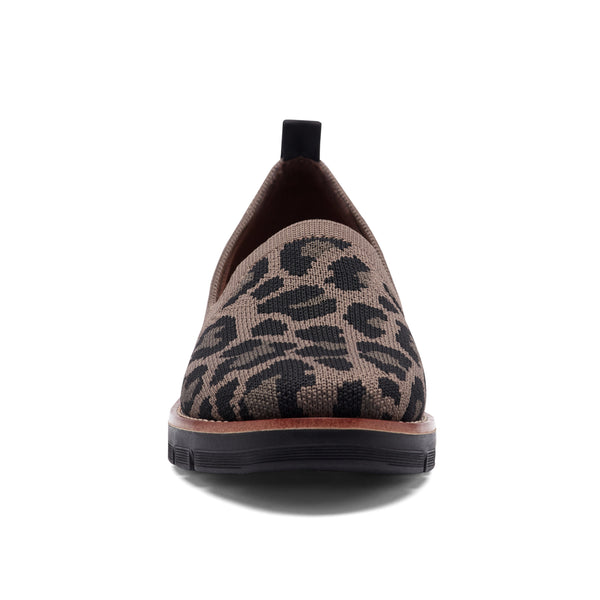 Easy Spirit Valina Casual Slip On Flats Leopard