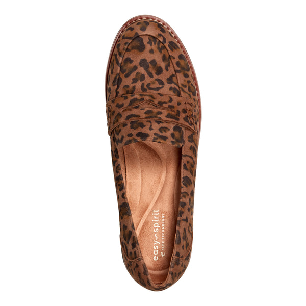 Easy Spirit Velia Casual Slip On Loafers Leopard