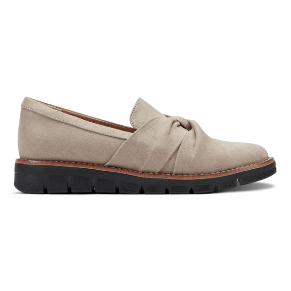 Easy Spirit Vitalia Knotted Slip On Loafers Taupe