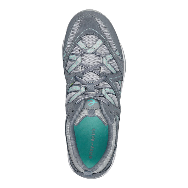 Easy Spirit Exploremap Walking Shoes Grey Multi Nubuck