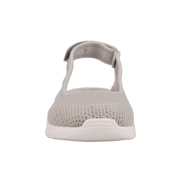 Easy Spirit Gracee Slingback Walking Shoes Light Grey Knit