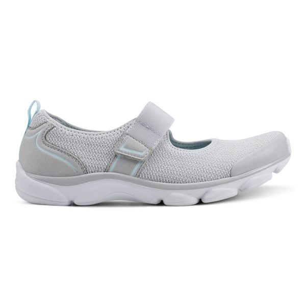 Easy Spirit Realive Mary Jane Walking Shoes Light Grey
