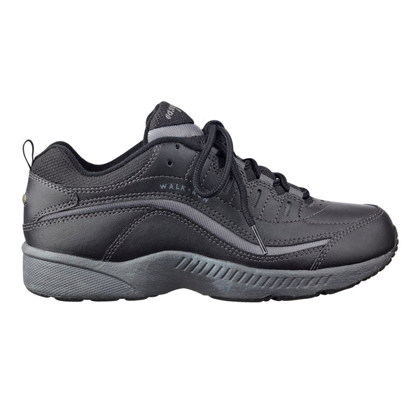 Easy Spirit Romy Leather Walking Shoes Black Leather
