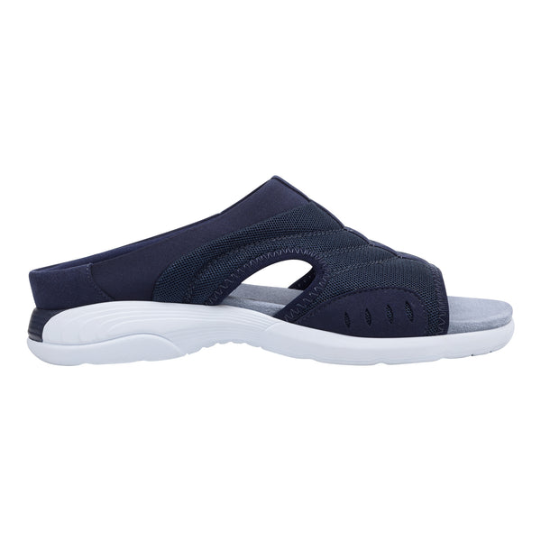 Easy Spirit Traciee Slip On Sandals Blue Multi Fabric
