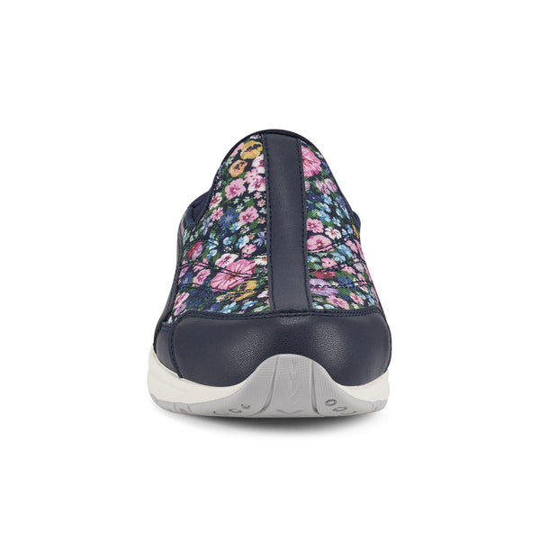 Easy Spirit Traveltime Clogs Navy Ditsy Floral Print