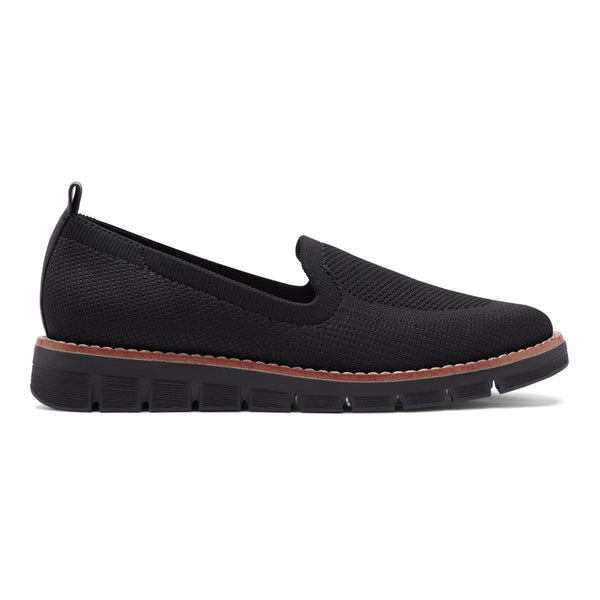 Easy Spirit Valina Casual Slip On Flats Black/Black