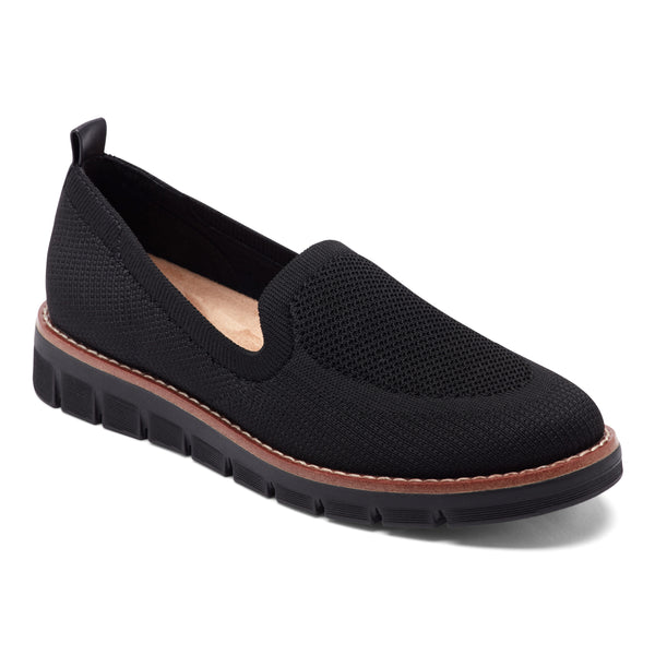 easy spirit Valina Casual Slip On Flats Black/Black