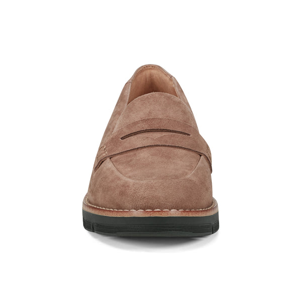 Easy Spirit Velia Casual Slip On Loafers Taupe Suede