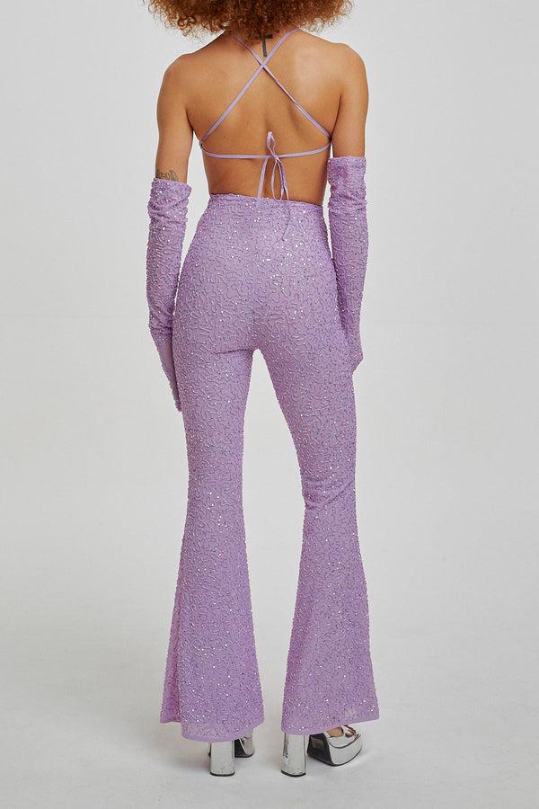 Easy Tiger Aura Jumpsuit In Lilac
