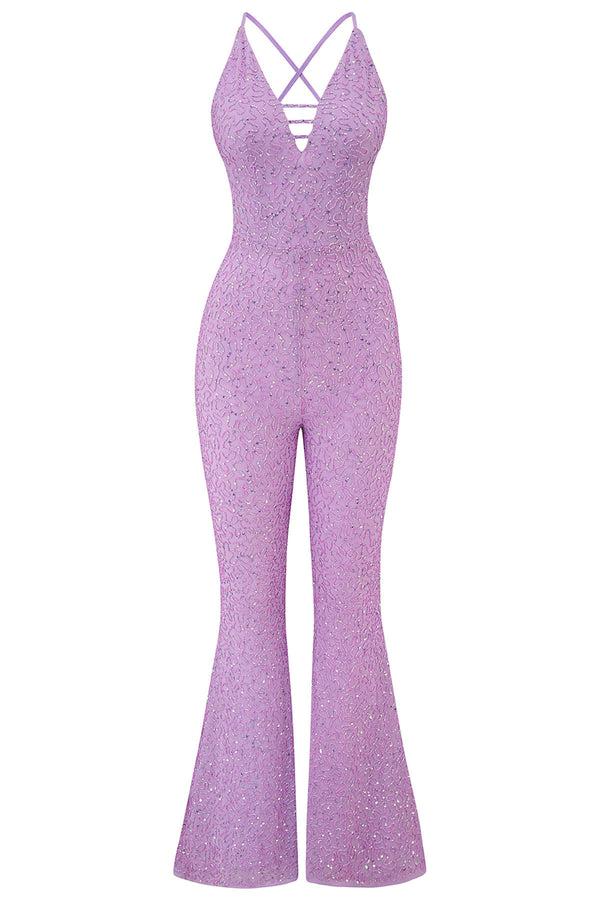 easy tiger Aura Jumpsuit in Lilac