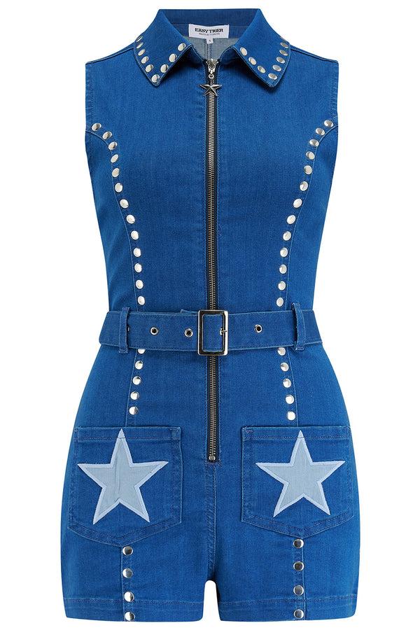 easy tiger Showtime Playsuit - Blue