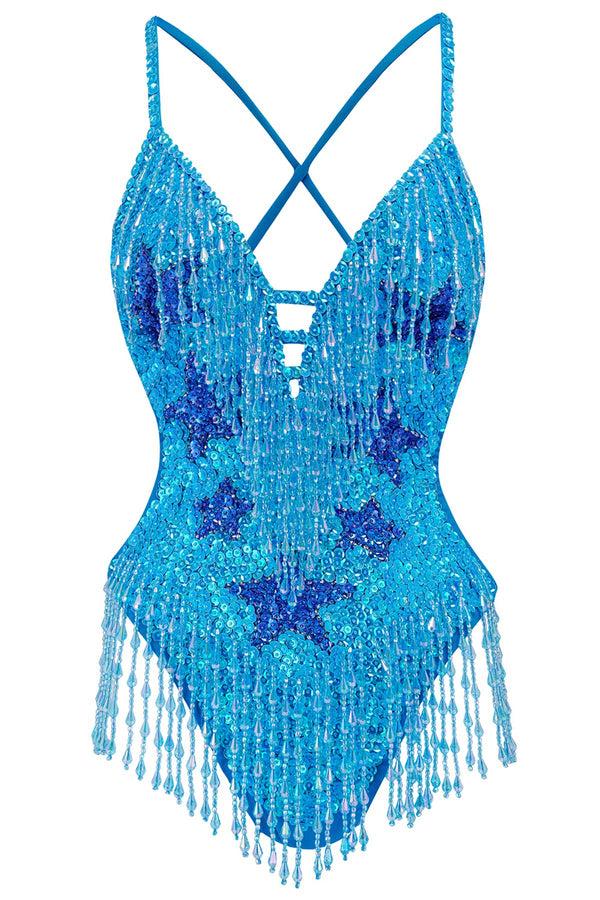 easy tiger Stargazer Bodysuit - Blue