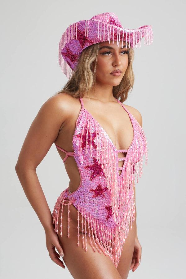 Easy Tiger Stargazer Bodysuit - Pink