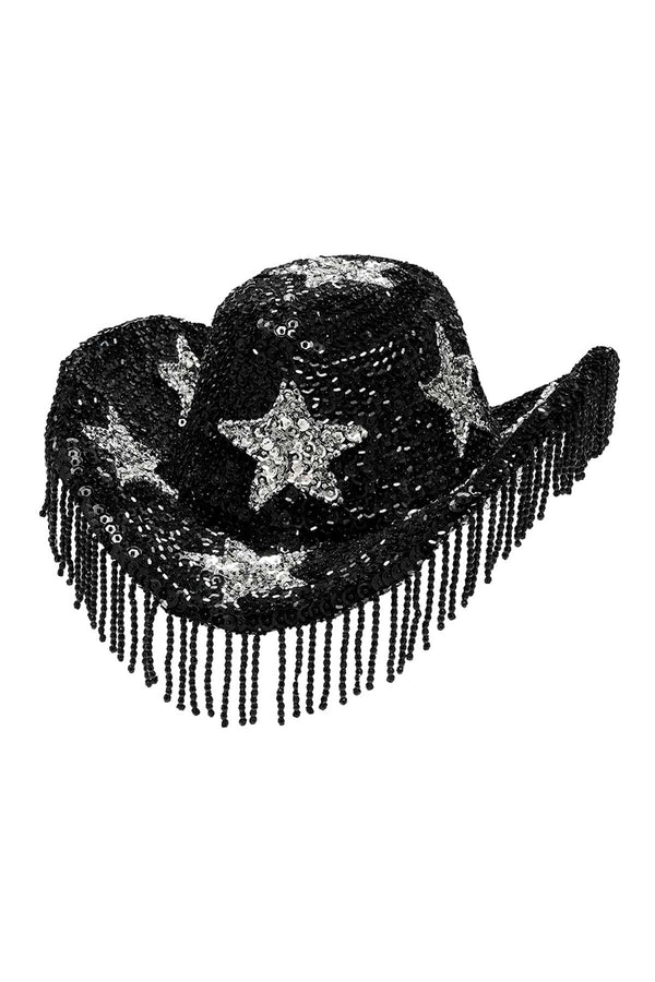 easy tiger Stargazer Cowboy Hat - Black