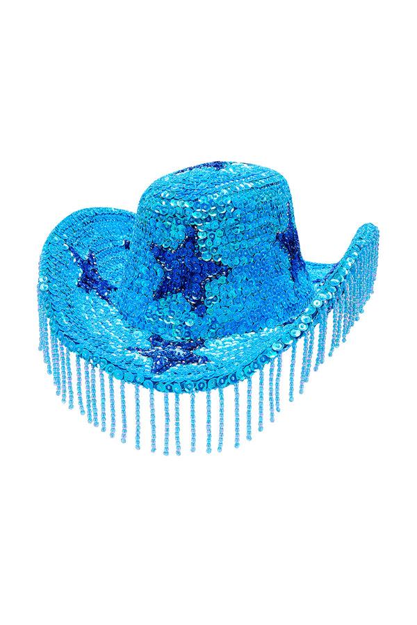 easy tiger Stargazer Cowboy Hat - Blue