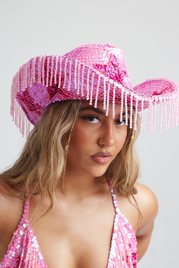 Easy Tiger Stargazer Cowboy Hat - Pink