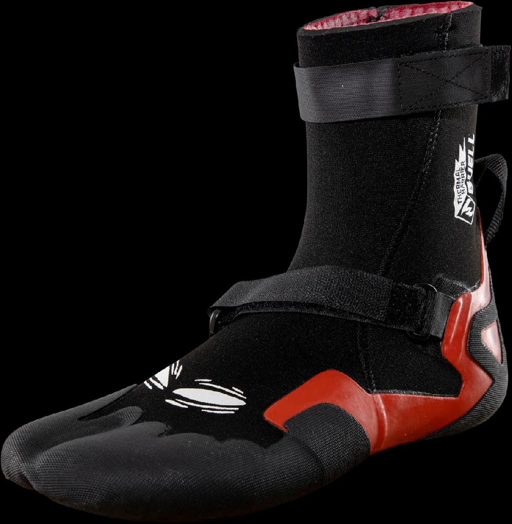 easyrider Buell 5MM Split Toe Super Bootie Black/Red