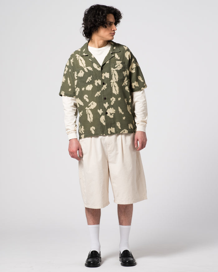 Eat Dust Aloha Shirt Cloud Camo Mesh Mint/Off White