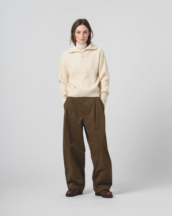 Eat Dust Ambassador Pants Gabardine Satin Java Brown