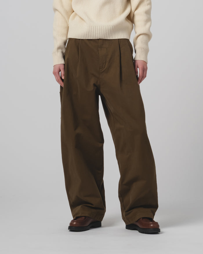 Eat Dust Ambassador Pants Gabardine Satin Java Brown