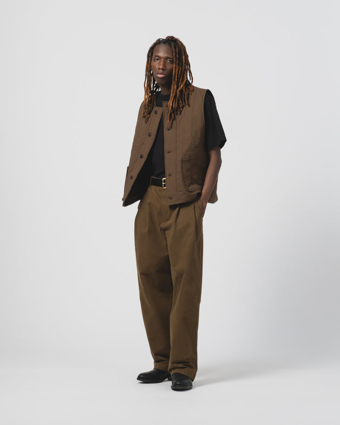 Eat Dust Ambassador Pants Gabardine Satin Java Brown