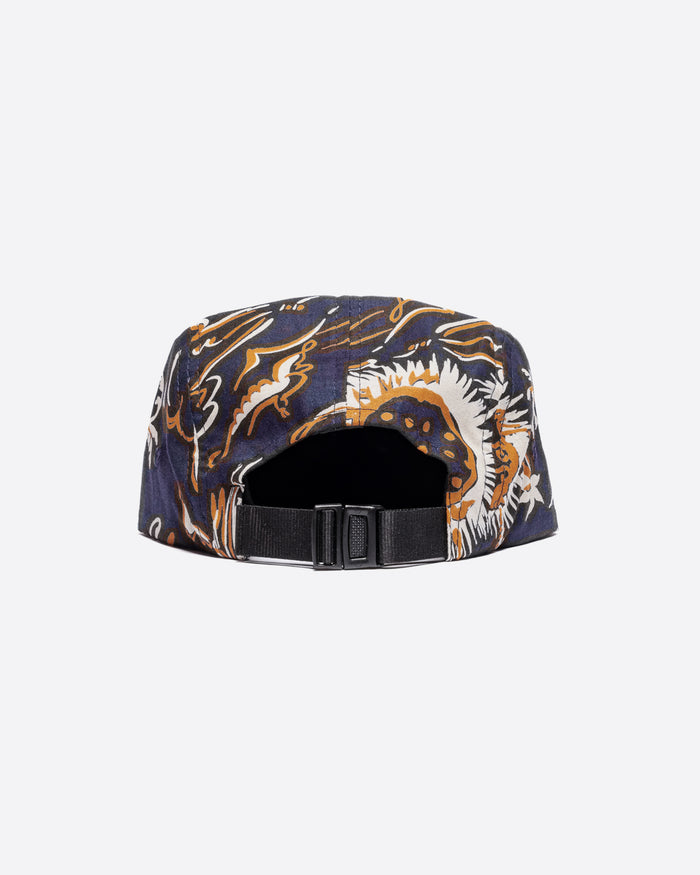 Eat Dust 5 Panel Cap Casa Print Navy