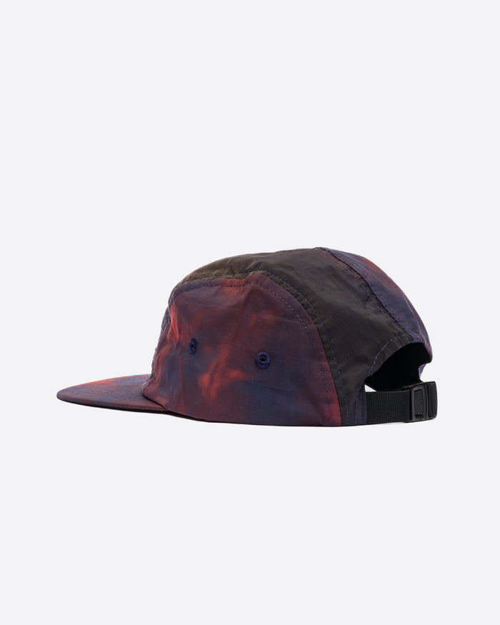 Eat Dust 5 Panel Cap Tie Dye Nylon Coral