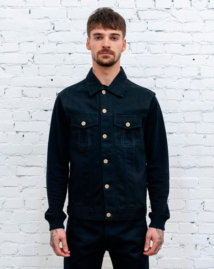 Eat Dust 736 Sleeveless Jacket Black Denim